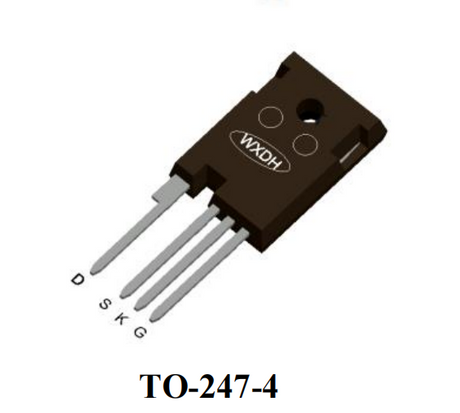 MOSFET de puissance SiC canal N 50 mΩ 3300 V DCCF050M330G2 TO-247-4L