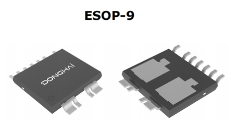 500V/3A Half-Bridge IPM DPQB03HB50MF ESOP-9